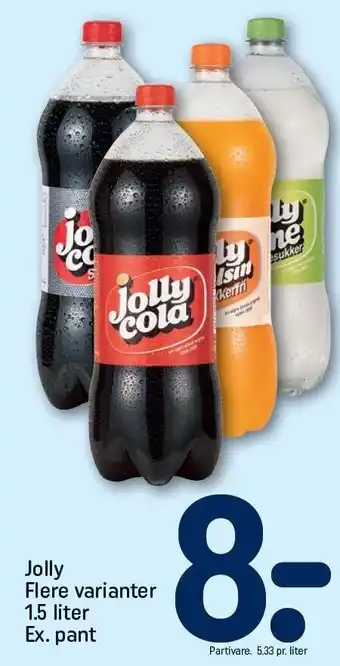 REMA 1000 Jolly 1,5 L - Flere varianter tilbud