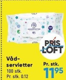 Bilka Vådservietter tilbud