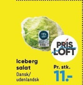 Bilka Iceberg salat tilbud
