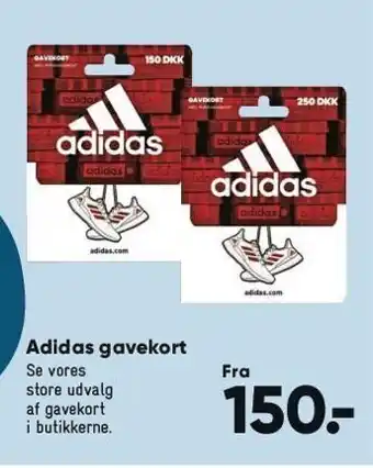 Bilka Adidas gavekort tilbud