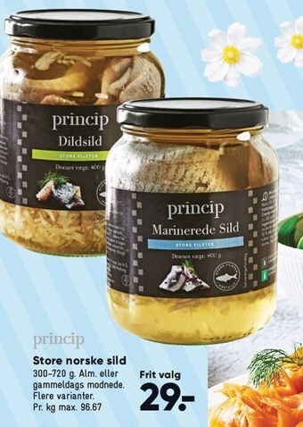 Bilka Store norske sild tilbud