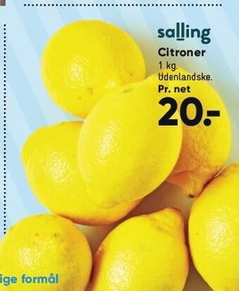 Bilka Citroner tilbud