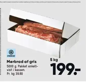 Bilka Mørbrad af gris 5 kg tilbud