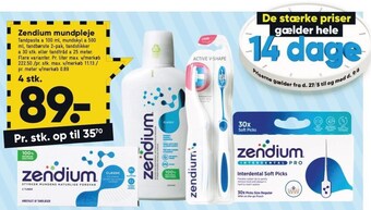 Bilka Zendium mundpleje - 4 stk. tilbud