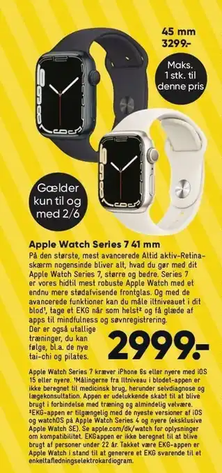 Bilka Apple Watch series 7 41 mm tilbud