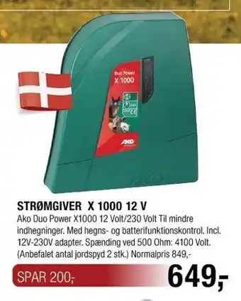 Land & Fritid Strømgiver tilbud