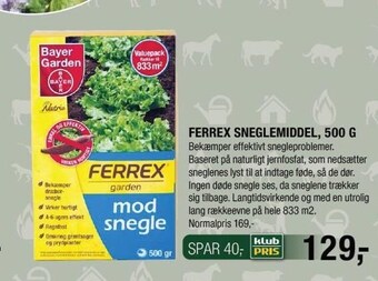 Ferrex sneglemiddel