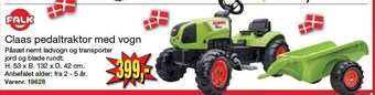 Harald Nyborg Claas pedaltraktor med vogn tilbud