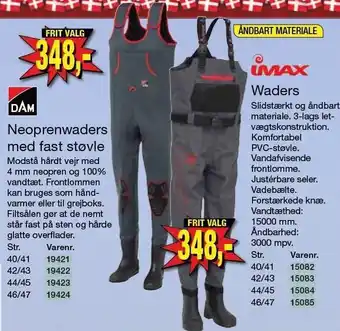Harald Nyborg Neoprenwaders med fast støvle el. waders tilbud