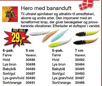 Hero med bananduft