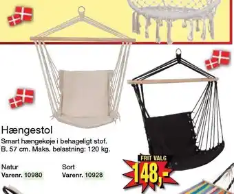 Harald Nyborg Hængestol - Frit valg tilbud