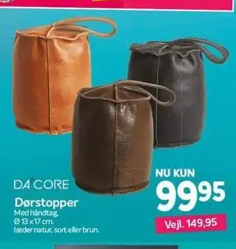 Dørstopper med håndtag