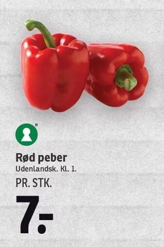SPAR Rød peber tilbud