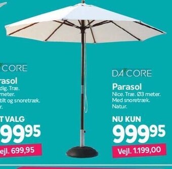Din Isenkræmmer Parasol tilbud