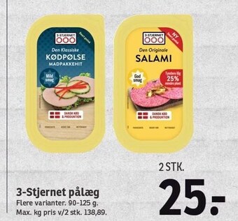 SPAR 3-stjernet pålæg tilbud