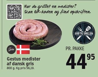 SPAR Gestus medister af dansk gris tilbud