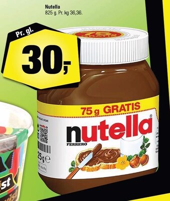Calle Nutella tilbud