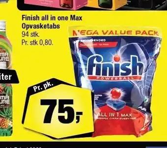Calle Finish all in one Max opvasketabs tilbud