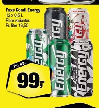 Calle Faxe Kondi Energy tilbud
