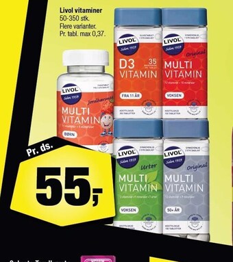 Calle Livol vitaminer tilbud