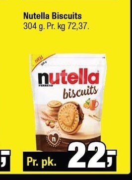 Calle Nutella Biscuits tilbud