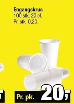 Calle Engangskrus tilbud