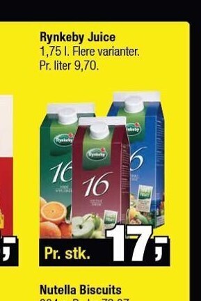 Calle Rynkeby juice tilbud