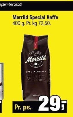 Calle Merrild special kaffe tilbud