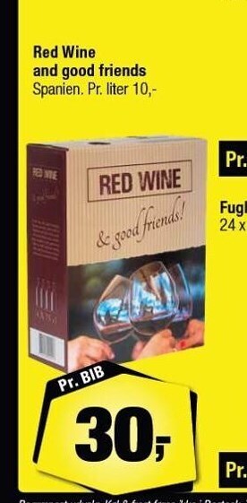 Calle Red Wine and good friends tilbud