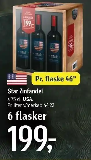 Føtex Star Zinfandel - 6 fl. tilbud