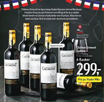 Føtex Château Grimont Cadillac - 6 fl. tilbud