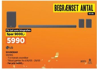 Power Lg soundbar tilbud