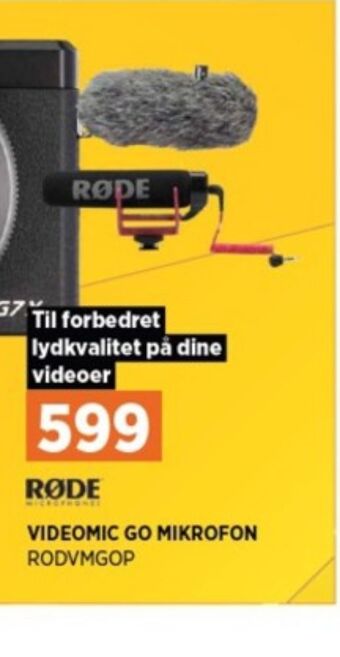 Røde microphones mikrofon