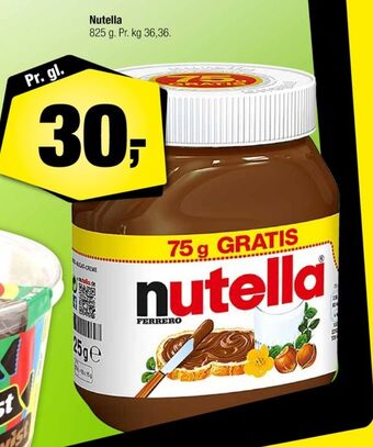 Calle Nutella smørepålæg tilbud