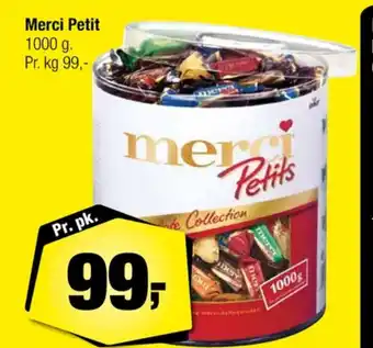Merci dessertchokolade petits