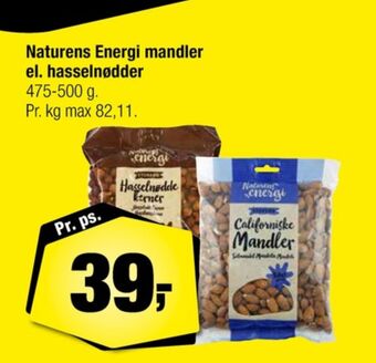 Calle Naturens energi hasselnødder tilbud