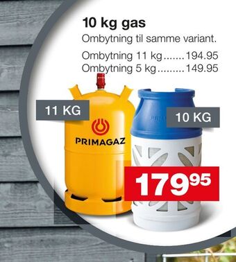 Bauhaus 10 kg gas tilbud