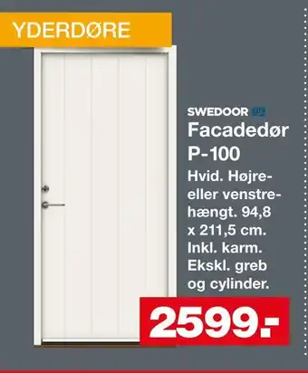 Facadedør P-100