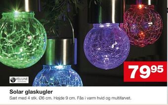 Bauhaus Solar glaskugler tilbud