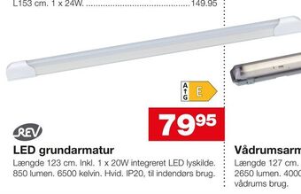 LED grundarmatur