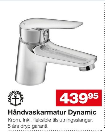 Bauhaus Håndvaskarmatur Dynamic tilbud