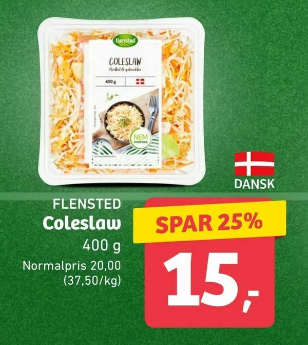 Coleslaw tilbud hos ALDI