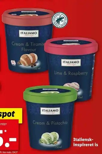 Let-Køb Italienskinspireret is tilbud