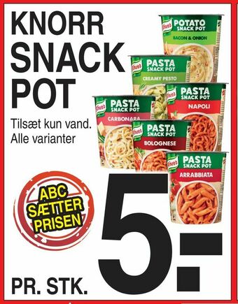 ABC Lavpris KNORR Snack pot tilbud