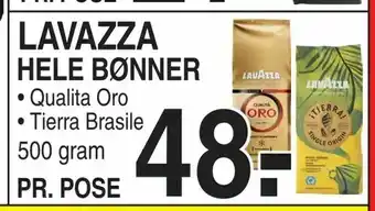 ABC Lavpris Lavazza hele bønner tilbud