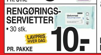 Rengøringsservietter