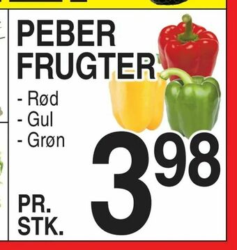 ABC Lavpris Peber frugter tilbud