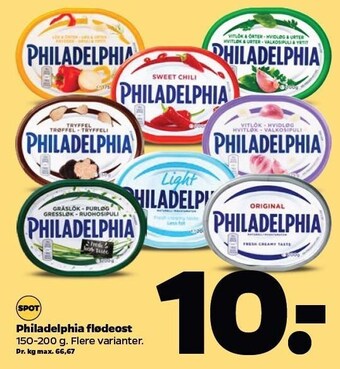 Netto Philadelphia flødeost tilbud