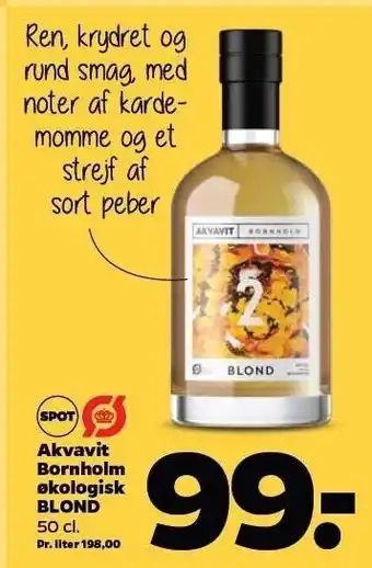 Akvavit Bornholm økologisk blond