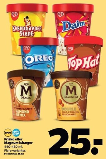 Netto Frisko el. Magnum isbæger tilbud